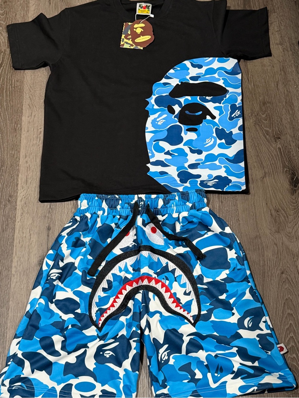 Bape Blue Set Size Meduim